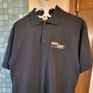 Star Trek TNG vintage 1994 Black Polo.